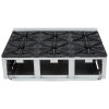 36-inch 6-burner Cayenne® countertop gas hot plate
