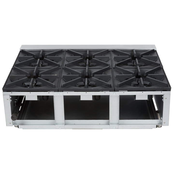 36-inch 6-burner Cayenne® countertop gas hot plate