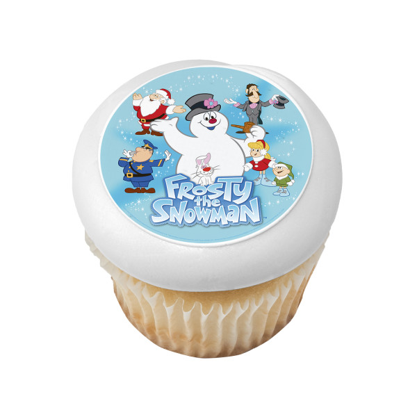 Frosty the Snowman Winter Fun PhotoCake® Edible Image®