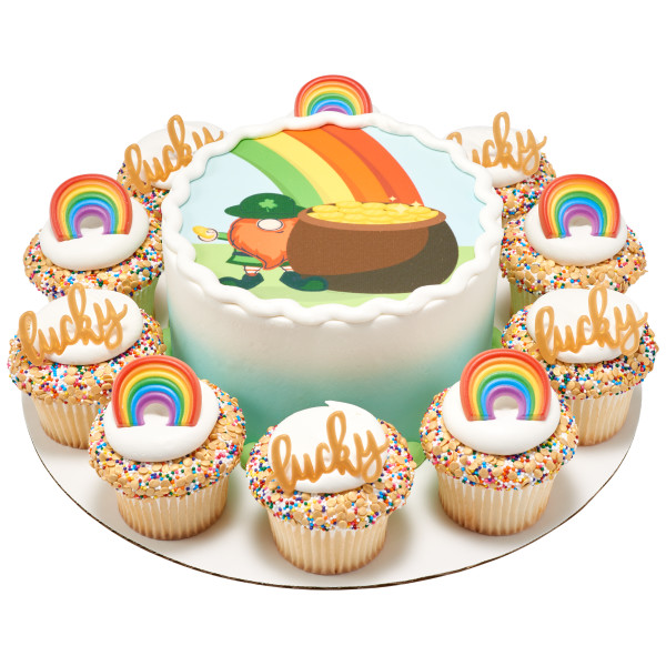 Traditional Rainbow Cupcake Rings