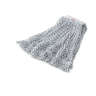 Rubbermaid Commercial, Web Foot, Synthetic Looped-End Finish Mop Head with 1" Headband, 20 oz, White