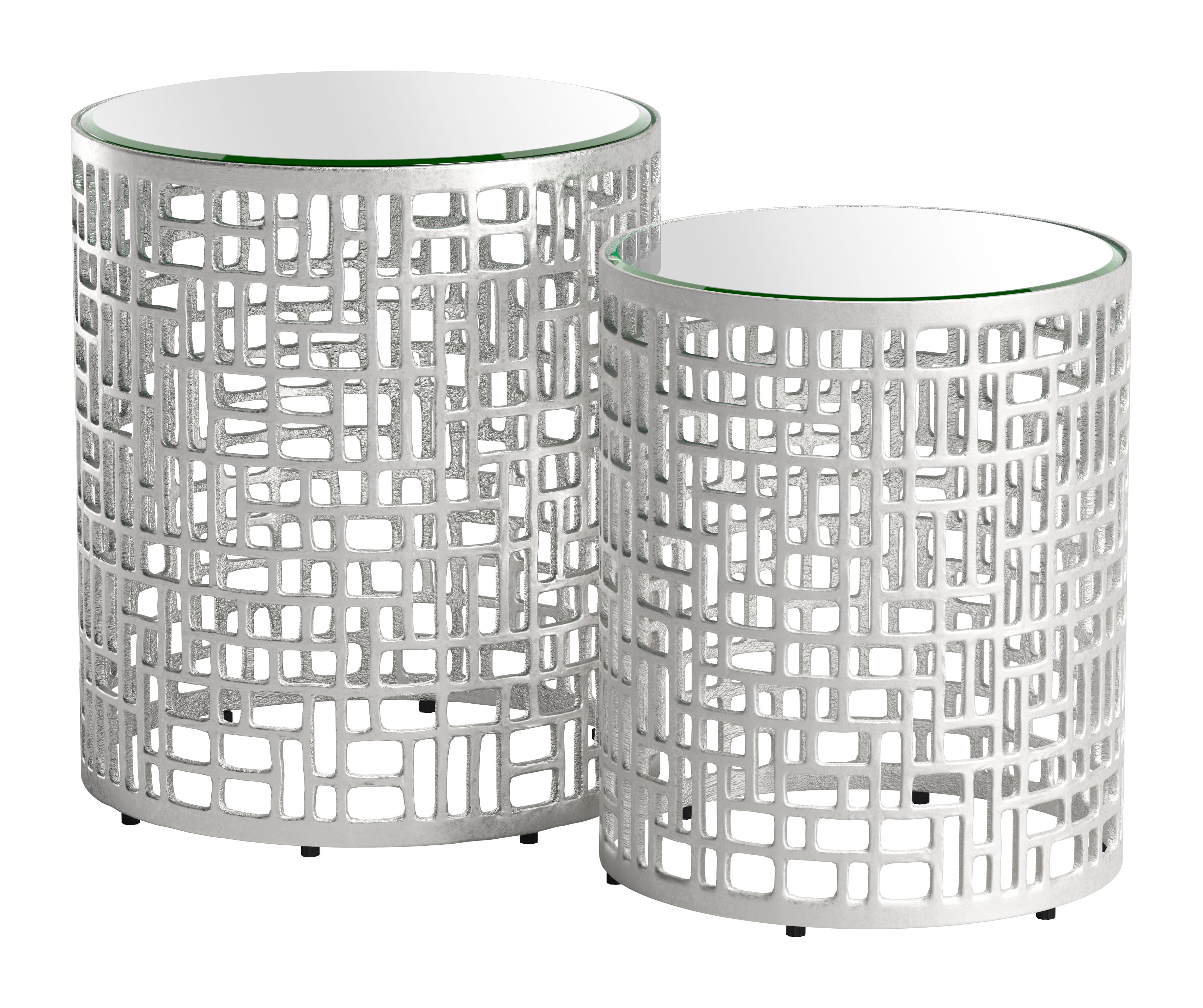 Reden Side Table Set (2-Piece) Silver product image