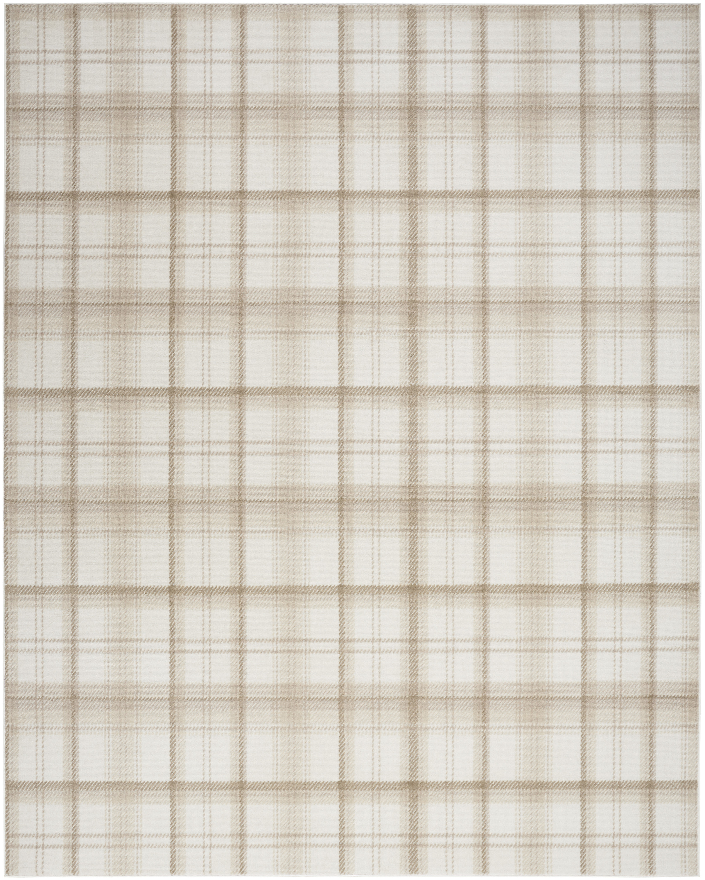 Nourison Grafix 7' x 10' Ivory Beige Farmhouse Indoor Rug