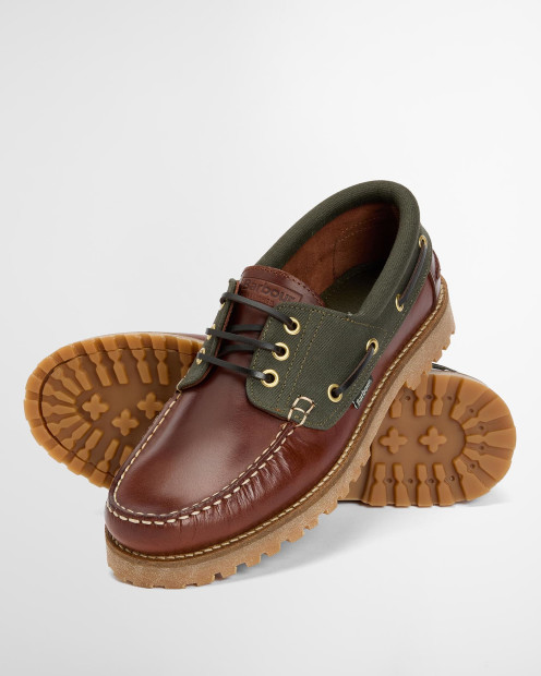 Re-Engineered Deck Boat Shoes Mahogany