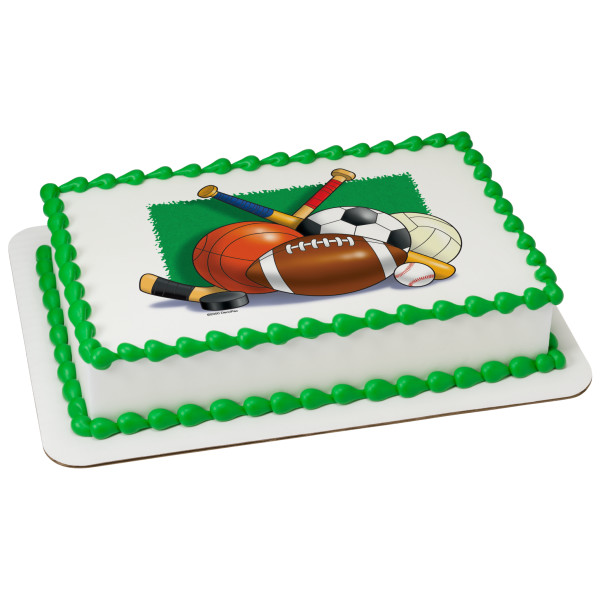 Sports Collage PhotoCake® Edible Image®