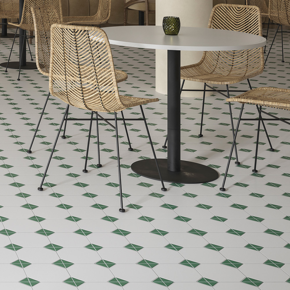 Canterbury Green 12-7/8 in. x 12-7/8 in. Porcelain Floor and Wall Tile
