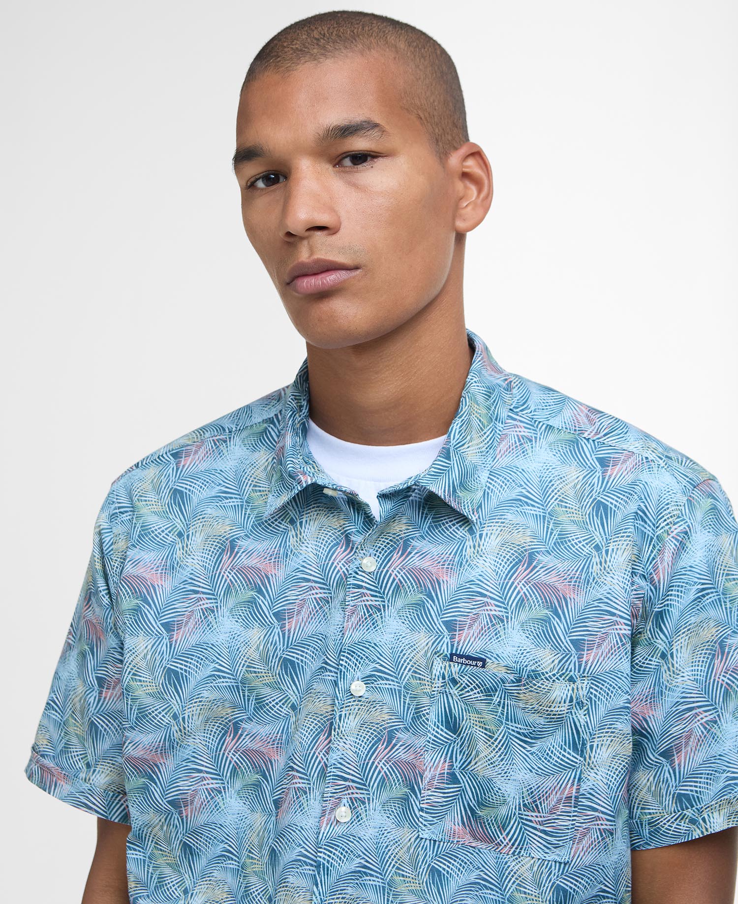 Hemd Devon Printed Short-Sleeved Regular image number 3
