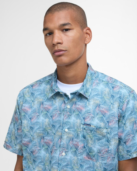 Hemd Devon Printed Short-Sleeved Regular