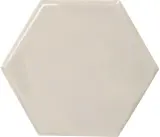 Pixie Beige 4″ Hexagon Wall Tile Glossy