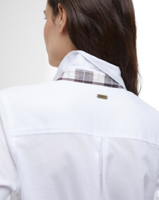 Glades Relaxed Long-Sleeved Shirt White/Gardenia