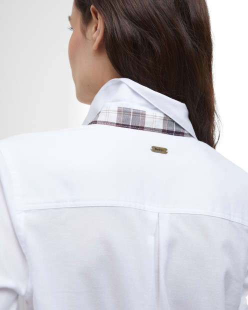 Glades Relaxed Long-Sleeved Shirt White/Gardenia