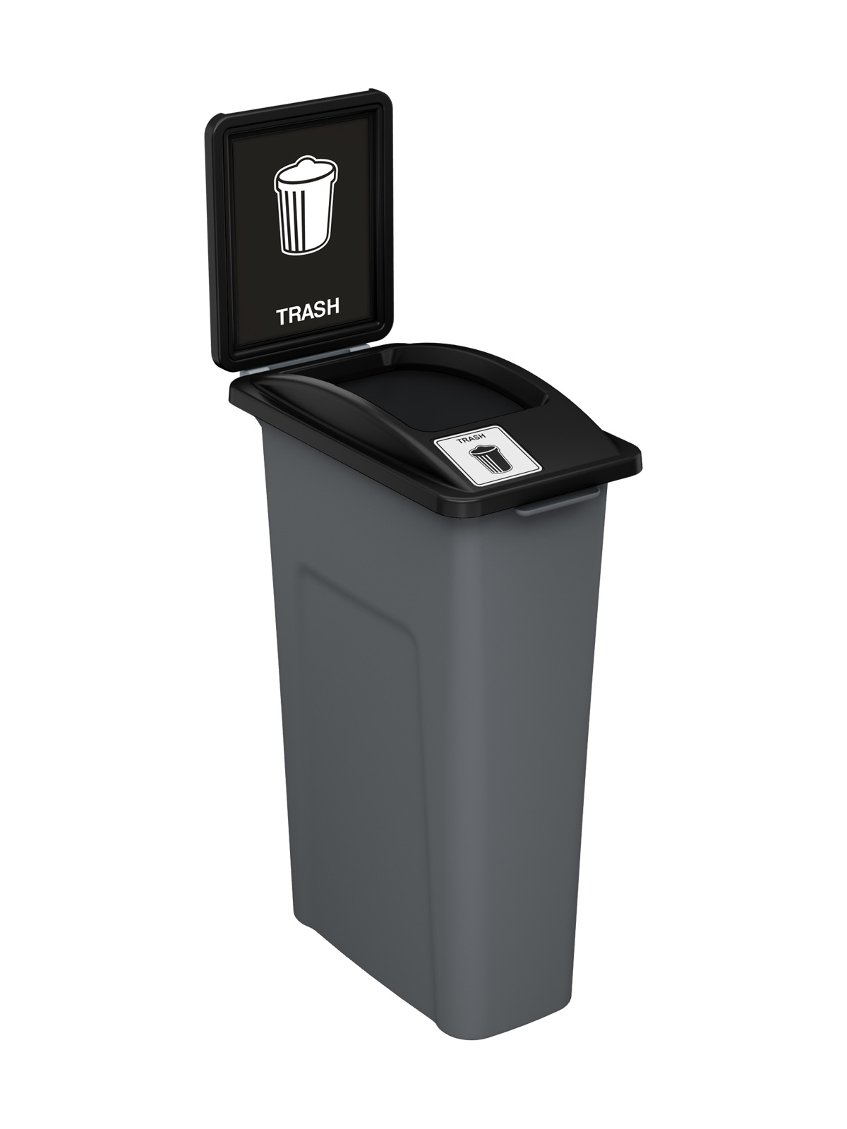 WASTE WATCHER – Single – Kit – Trash – Full – Grey PCR-Black PCR