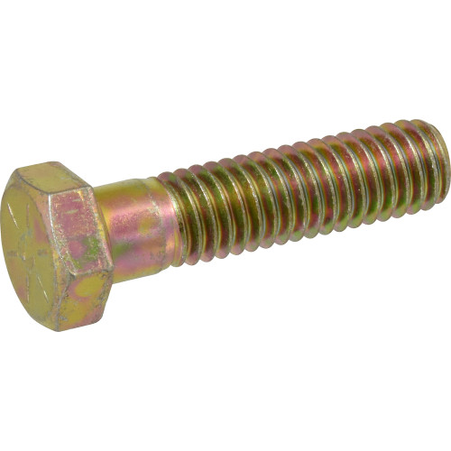 Yellow Dichromate Grade 8 Hex Cap Screw 1/4