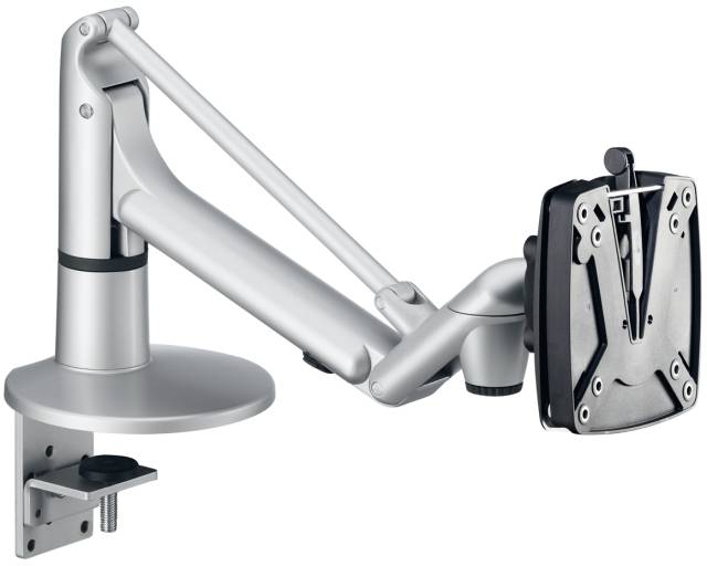 LiftTEC® Arms lift monitors off the desk surface to enhance ergonomic comfort and create more useable space.