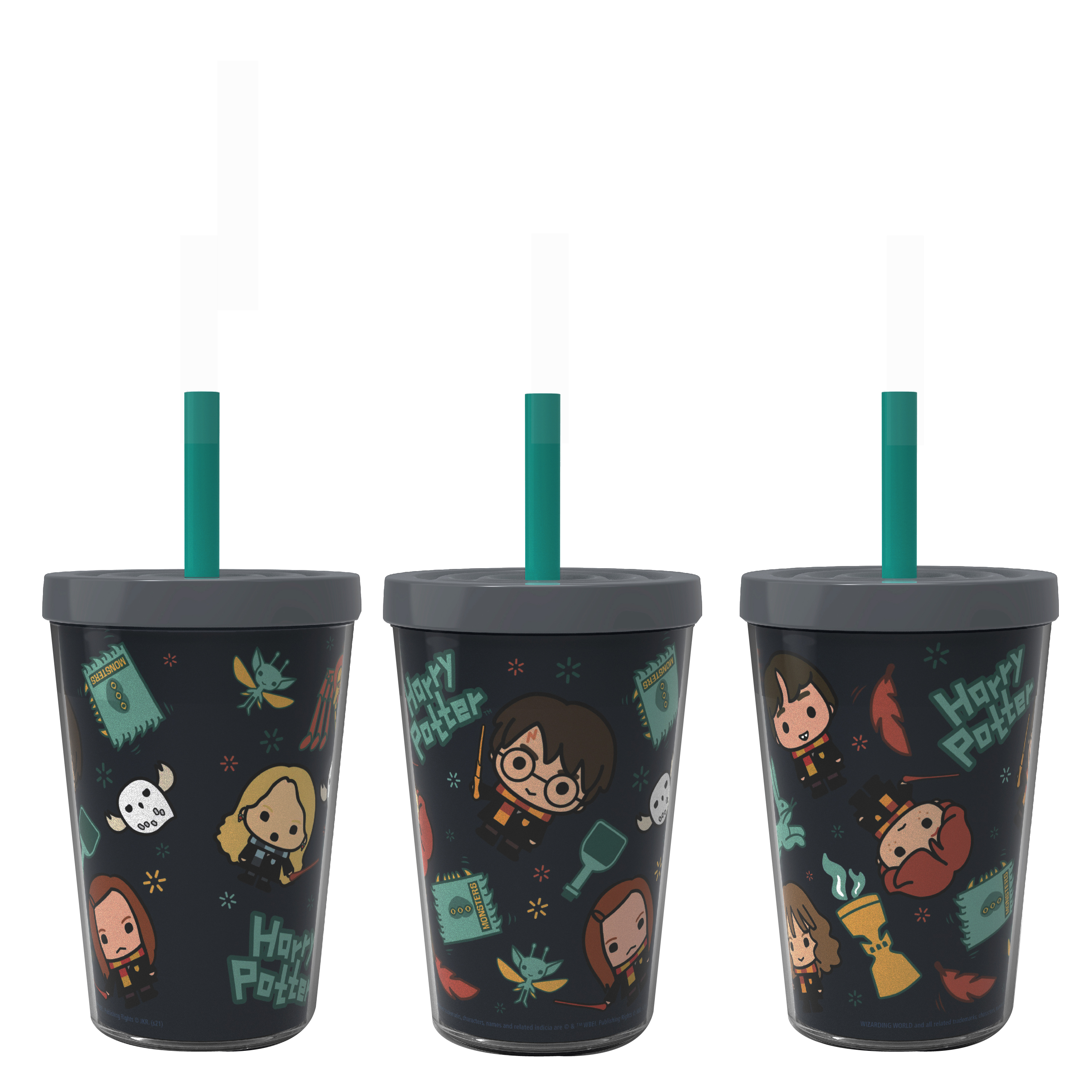 Harry Potter 13 ounce Insulated Tumbler, Harry Potter and Friends, 2-piece set slideshow image 6