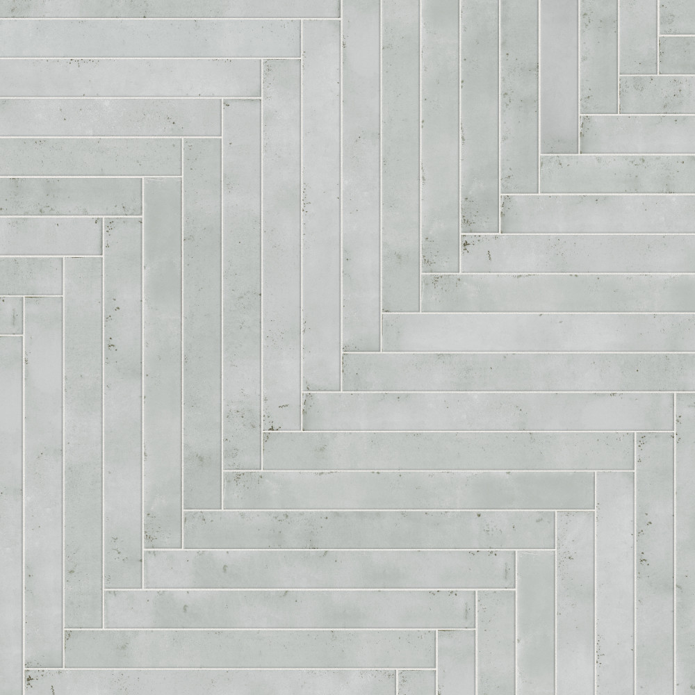 Phoenix Light Grey 1.88x17.75 Rectangle Porcelain Floor and Wall Digital Pattern