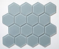 Glass Essentials Stratos 3″ Hexagon Mosaic Matte