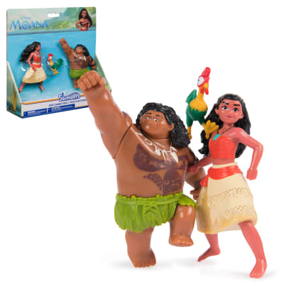 SwimWays Disney Princess Moana Dive Character 3-Pack, Swimming Pool Accessories & Kids Pool Toy, Moana Toys, Weighted Figures, Bath Toys, Pool Party Favors & Games for Kids Ages 5 & Up