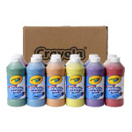 Crayola&reg; Washable Paint, Assorted Colors, 16 oz, 12 Count BIN549718