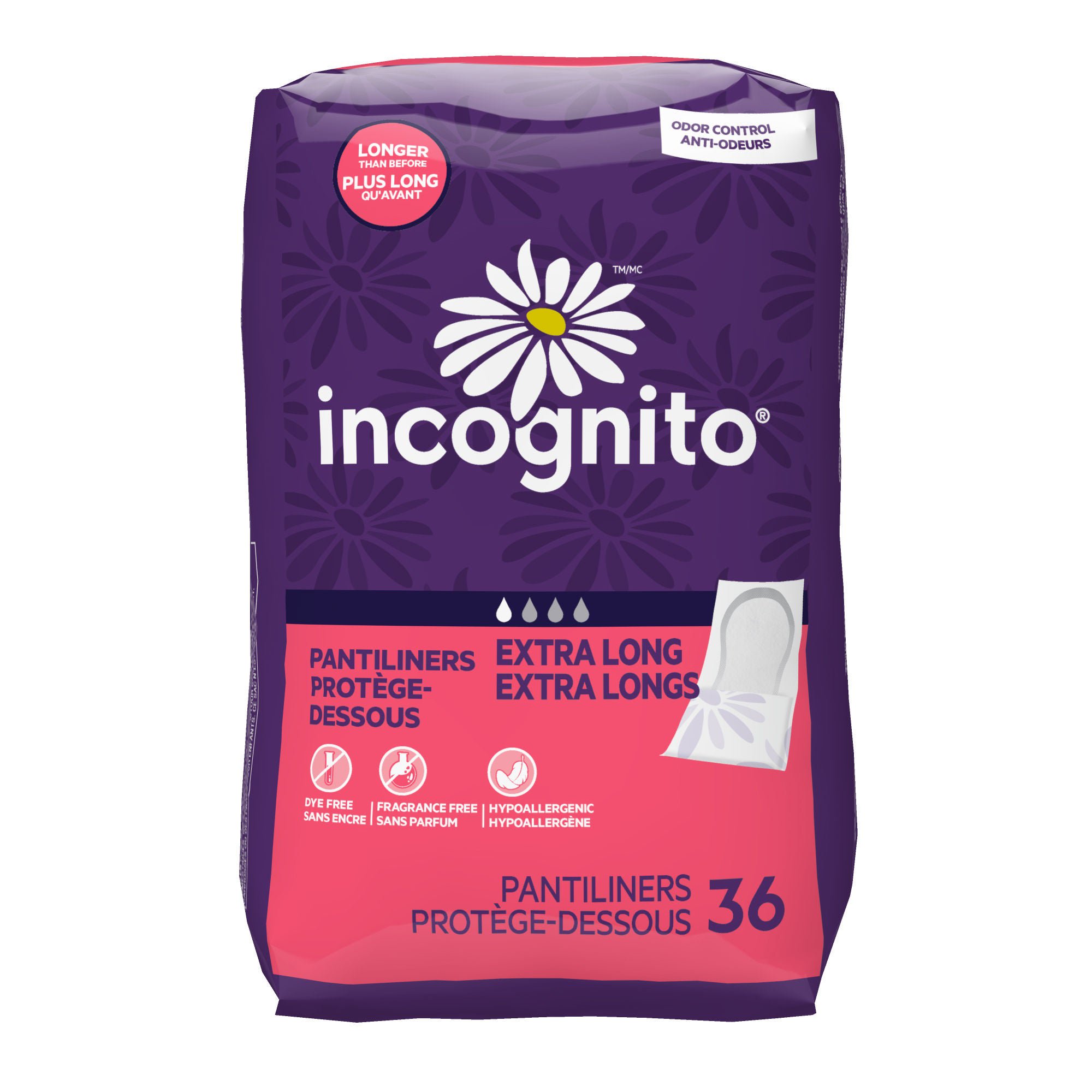 First Quality Products LLC LINER, PANTY INCOGNITO LNG (36/PK 12PK/CS)
