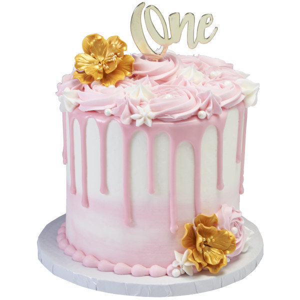 Gold Ruffle Flower Gum Paste Flowers