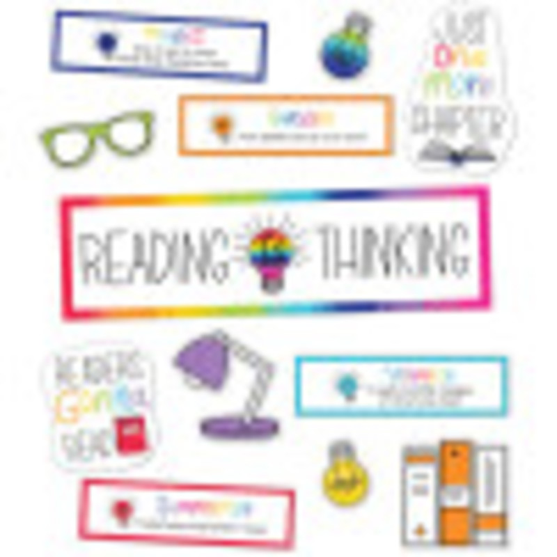 Light Bulb Moments Reading Is Thinking Mini Bulletin Board Set