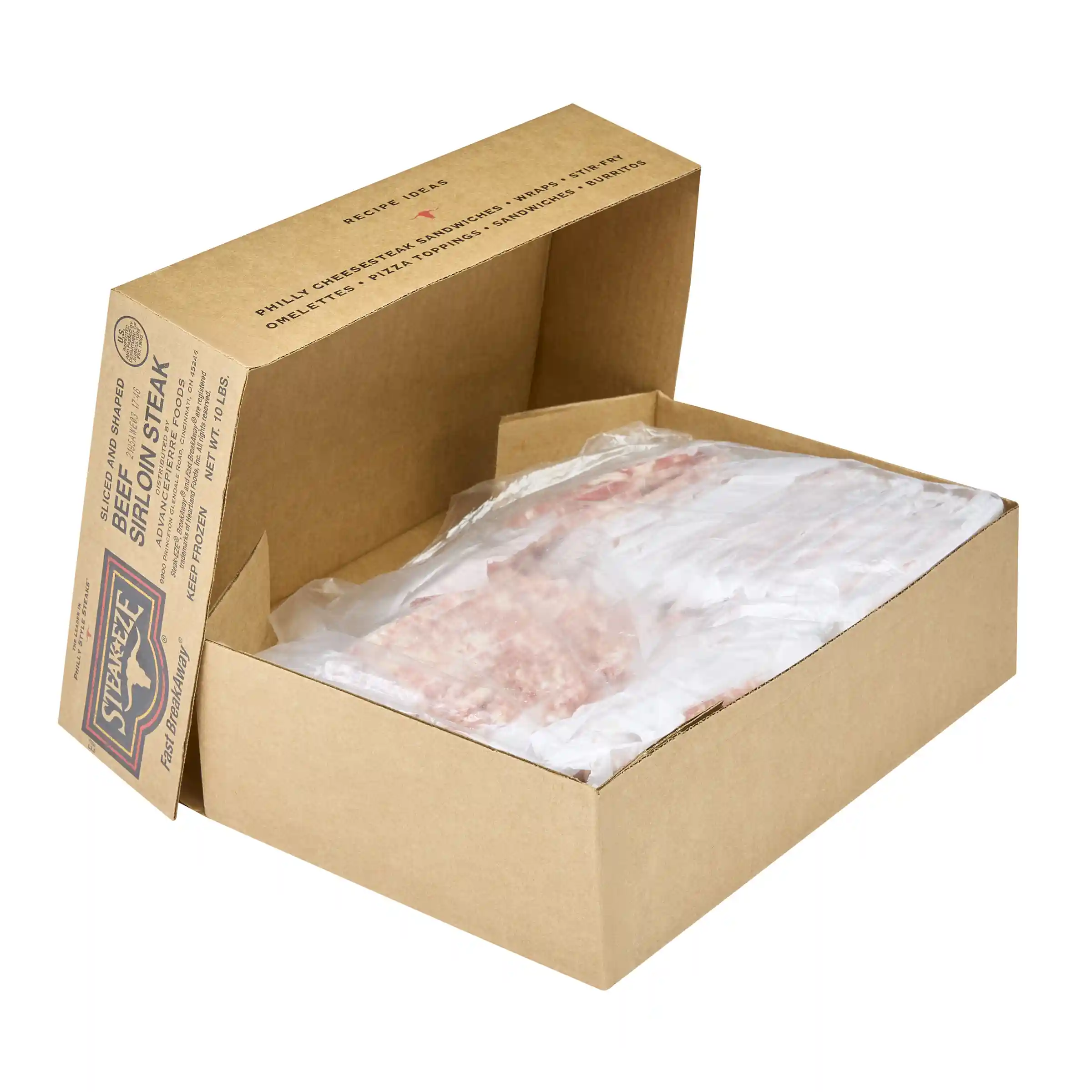 The Original Steak-EZE® Revolutionary Fast BreakAway® Sirloin Beef Flat Steak, Non Marinated, 4 oz_image_4