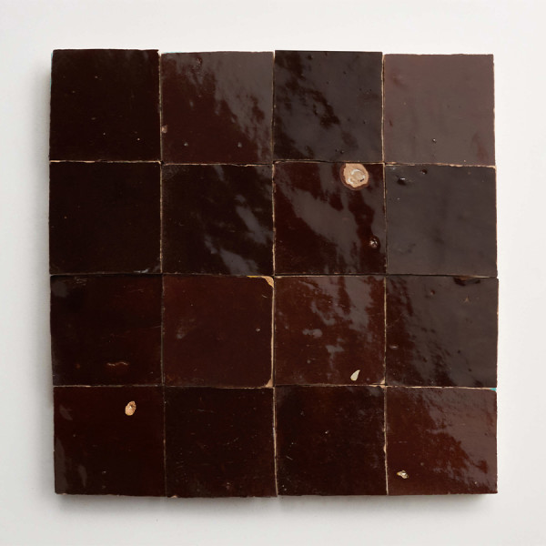 zellige | argan brown | unmounted square 
