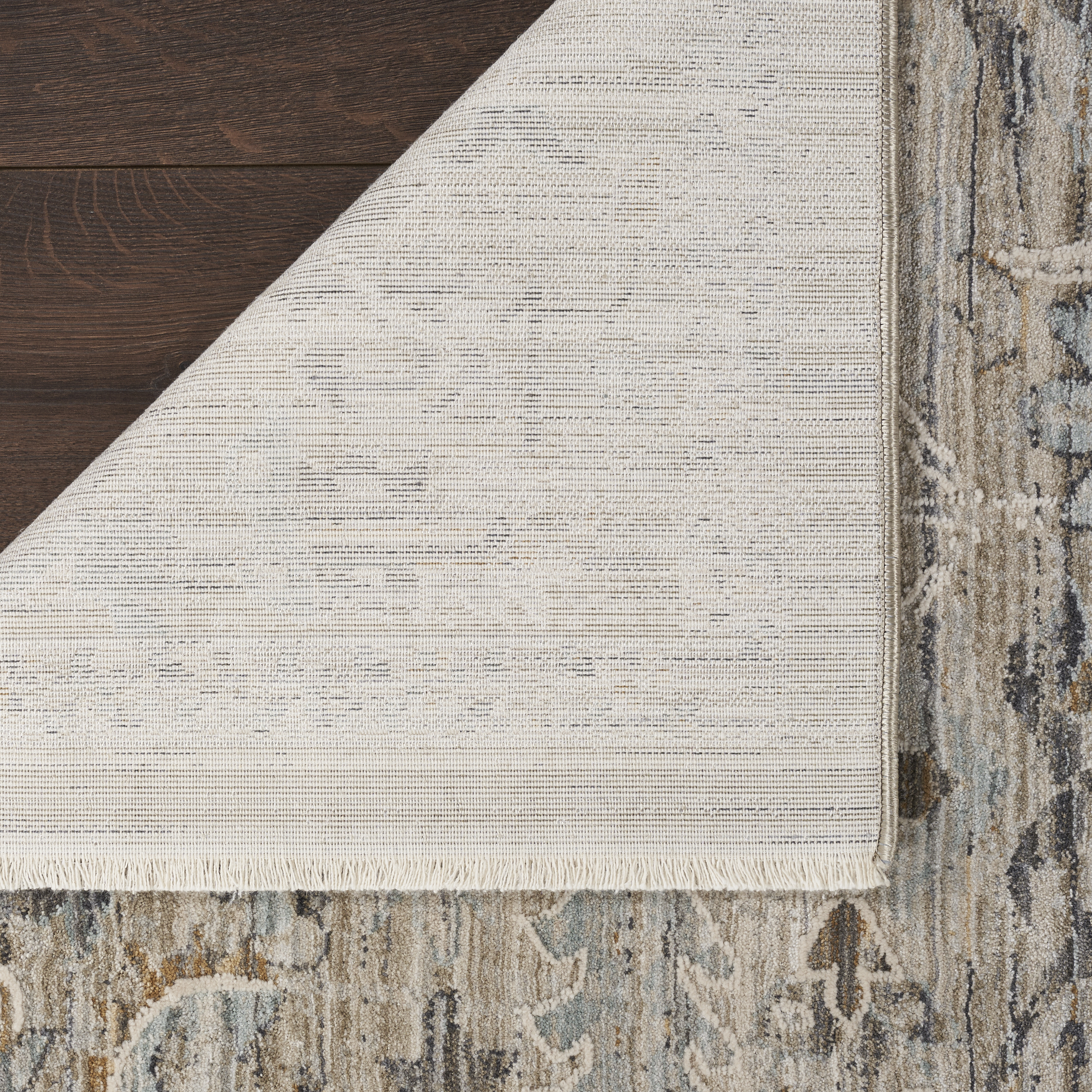 Nourison Lynx 8'6" x 11'4" Ivory Taupe Vintage Indoor Rug
