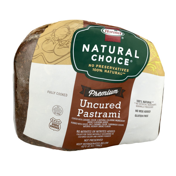 NATURAL CHOICE(r) Uncured Pastrami, 2pc . C1C1 - Front Center In Package (Hi Res)