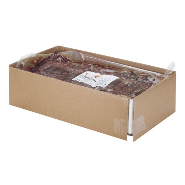 HORMEL(r) FIRE BRAISED(tm) Beef Flank Steak, 2/2 pc . C1RM - Front Right Open Case (Hi Res)