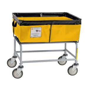RBW463Y, R&B Wire, Elevated Poly Bumper Truck, 3 Bushel, Yellow