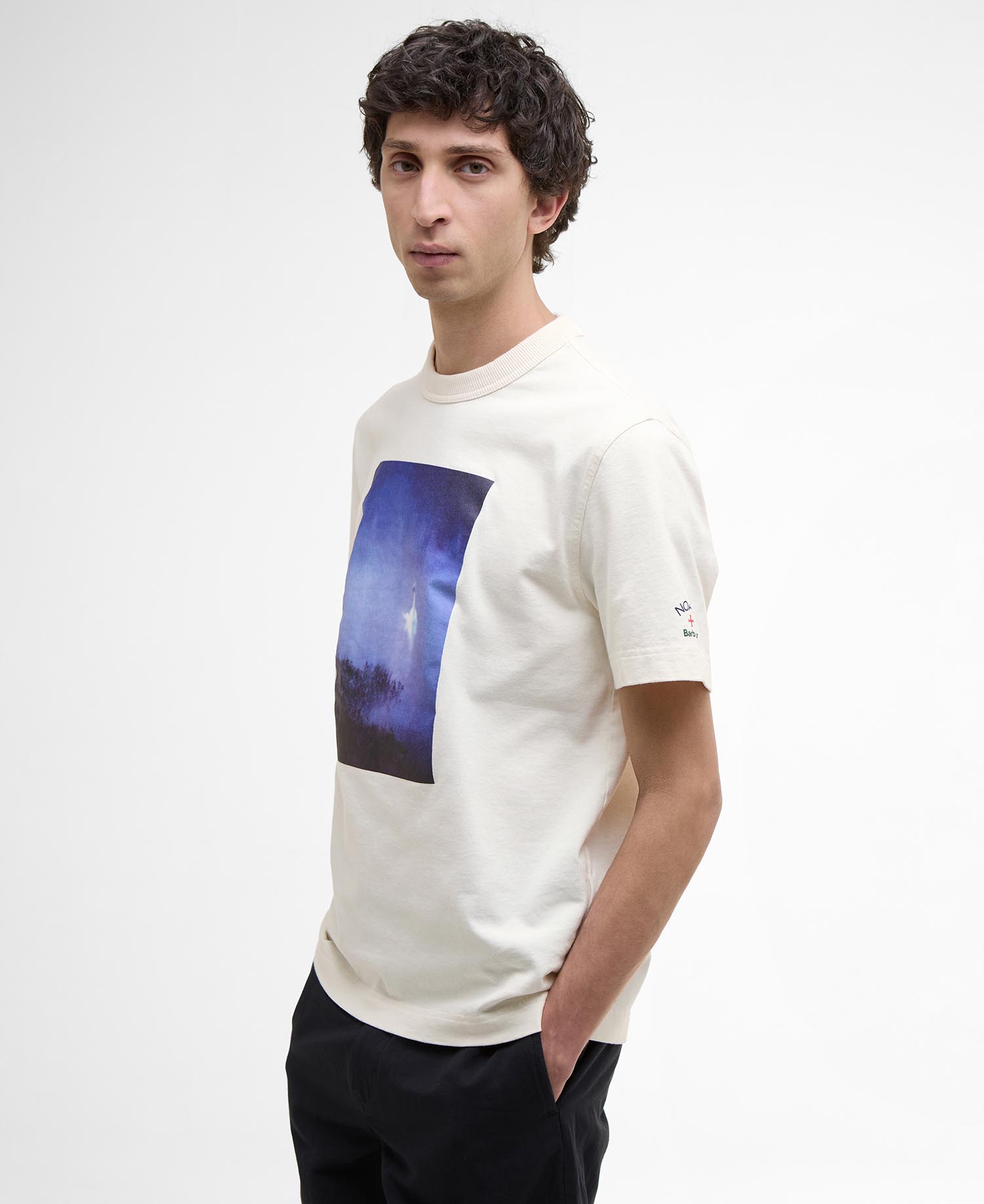 Barbour x NOAH Archive Swan T-Shirt image number 4