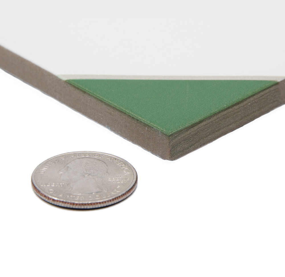 Canterbury Green 12-7/8 in. x 12-7/8 in. Porcelain Floor and Wall Tile