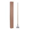Boardwalk, Quick Change Metal Head Wooden Mop Handle, 62", Natural