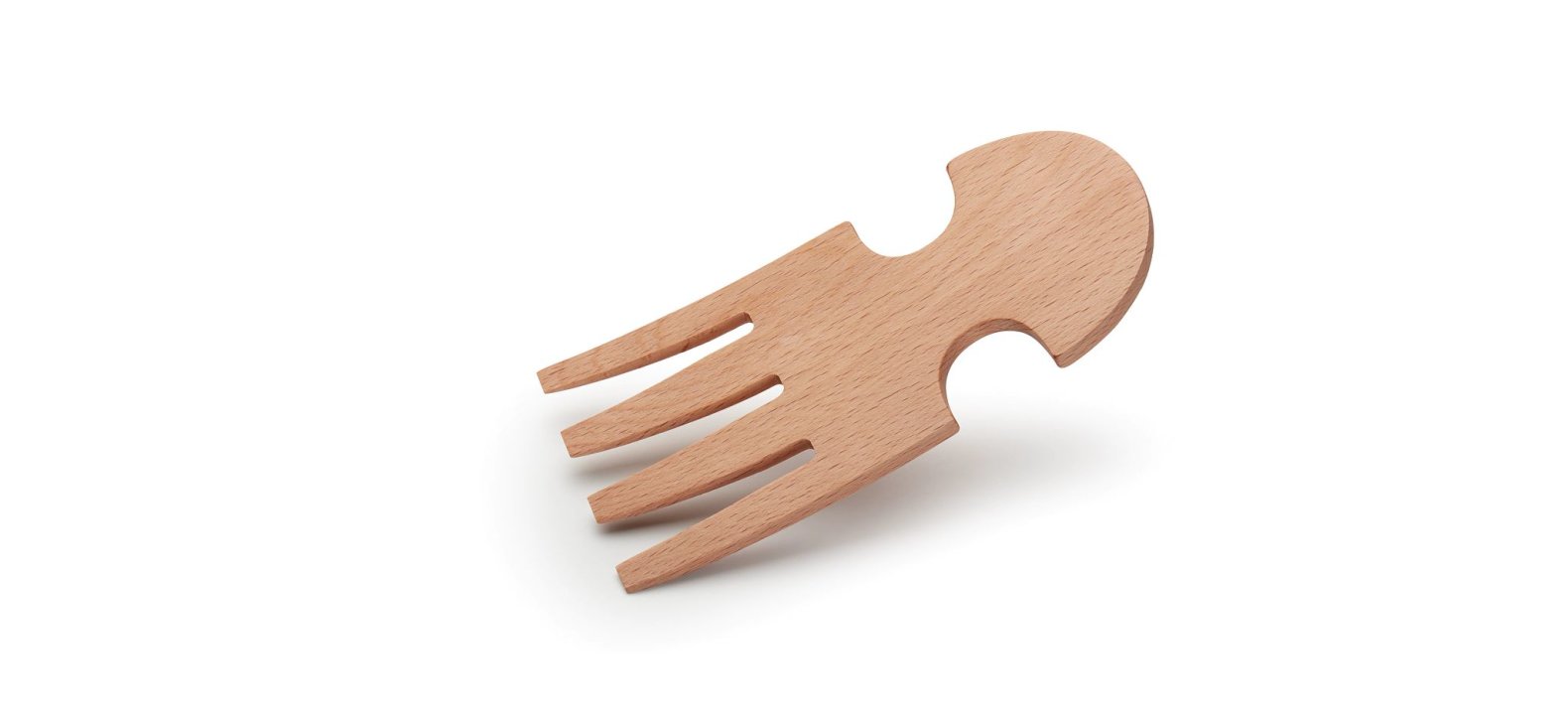 Manos de madera para ensalada