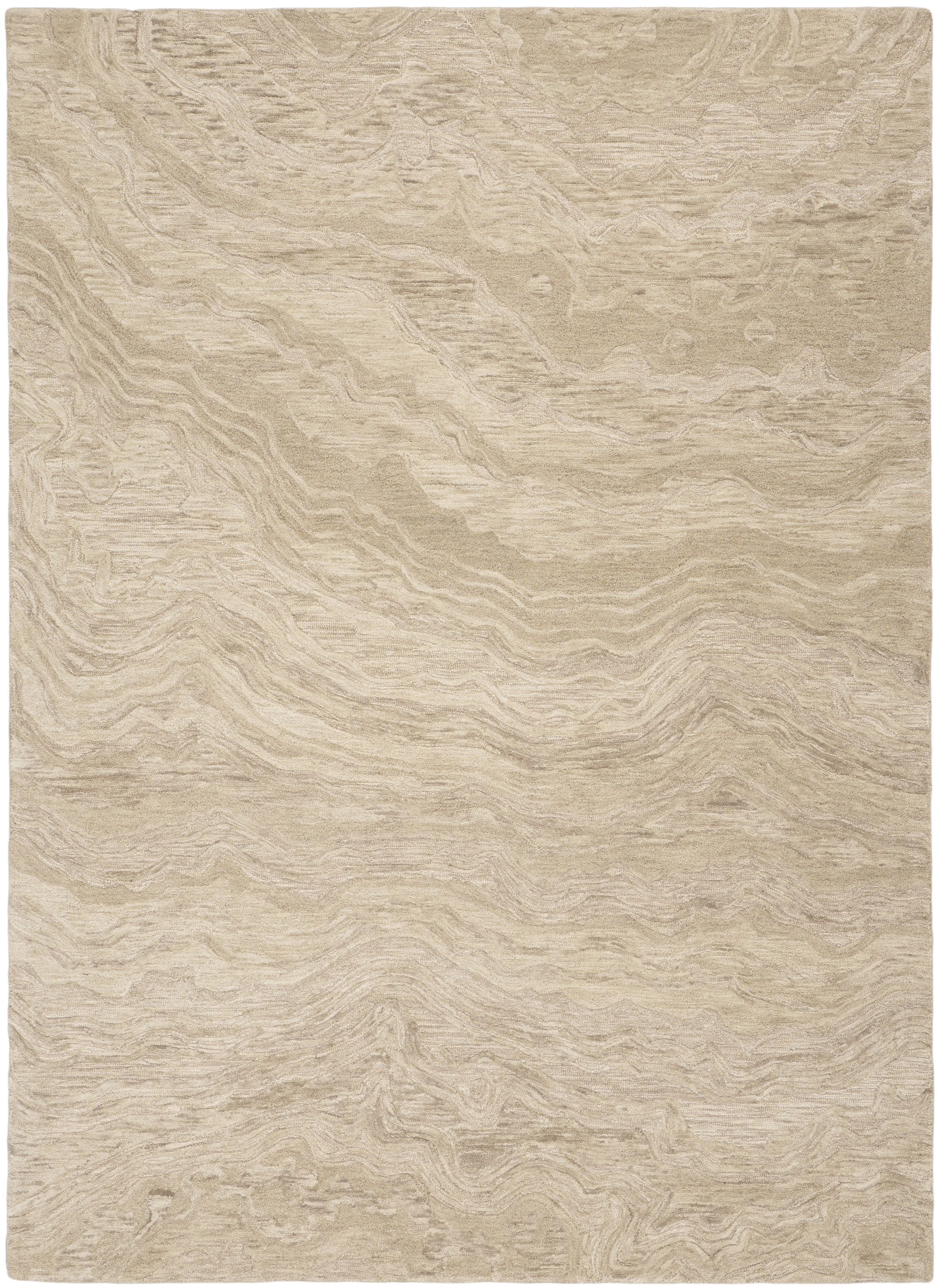 Nourison Graceful 7'9" x 9'9" Taupe Modern Indoor Rug