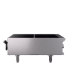 208- to 240-volt four-hob heavy-duty induction range with temperature control probe and programs