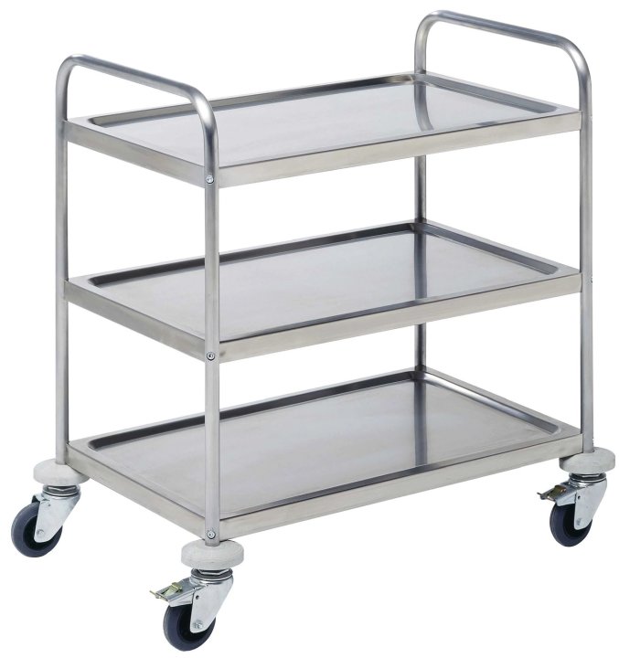 Light Disassembled Trolley 93 x 61 cm with 3 levels