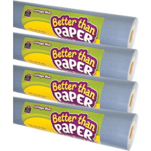 Better Than Paper® Bulletin Board Roll, Cottage Blue, 4-Pack