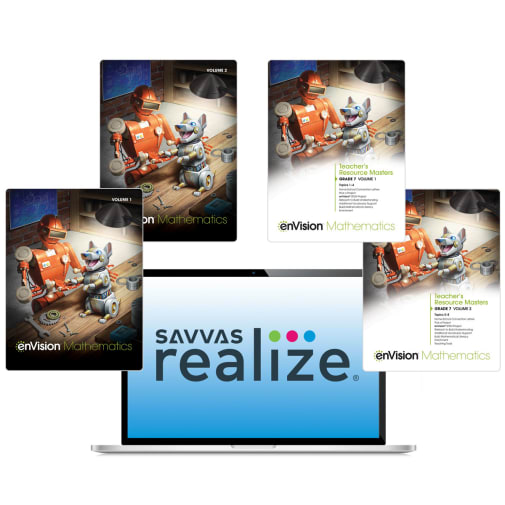 enVision Math Middle Homeschool Bundle - Grade 7 (2021 edition)