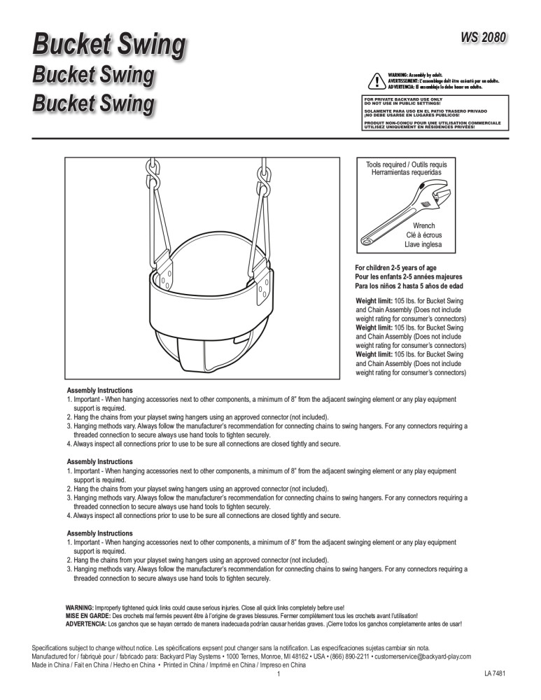 SwingNSlide Full Bucket Swing Green with Green Coated Chains