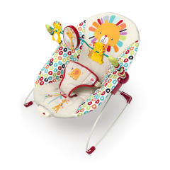 Bright Starts Playful Pinwheels Portable Baby Bouncer with Vibrating Infant Seat, 0-6 Months (Unisex) - image 2 of 17