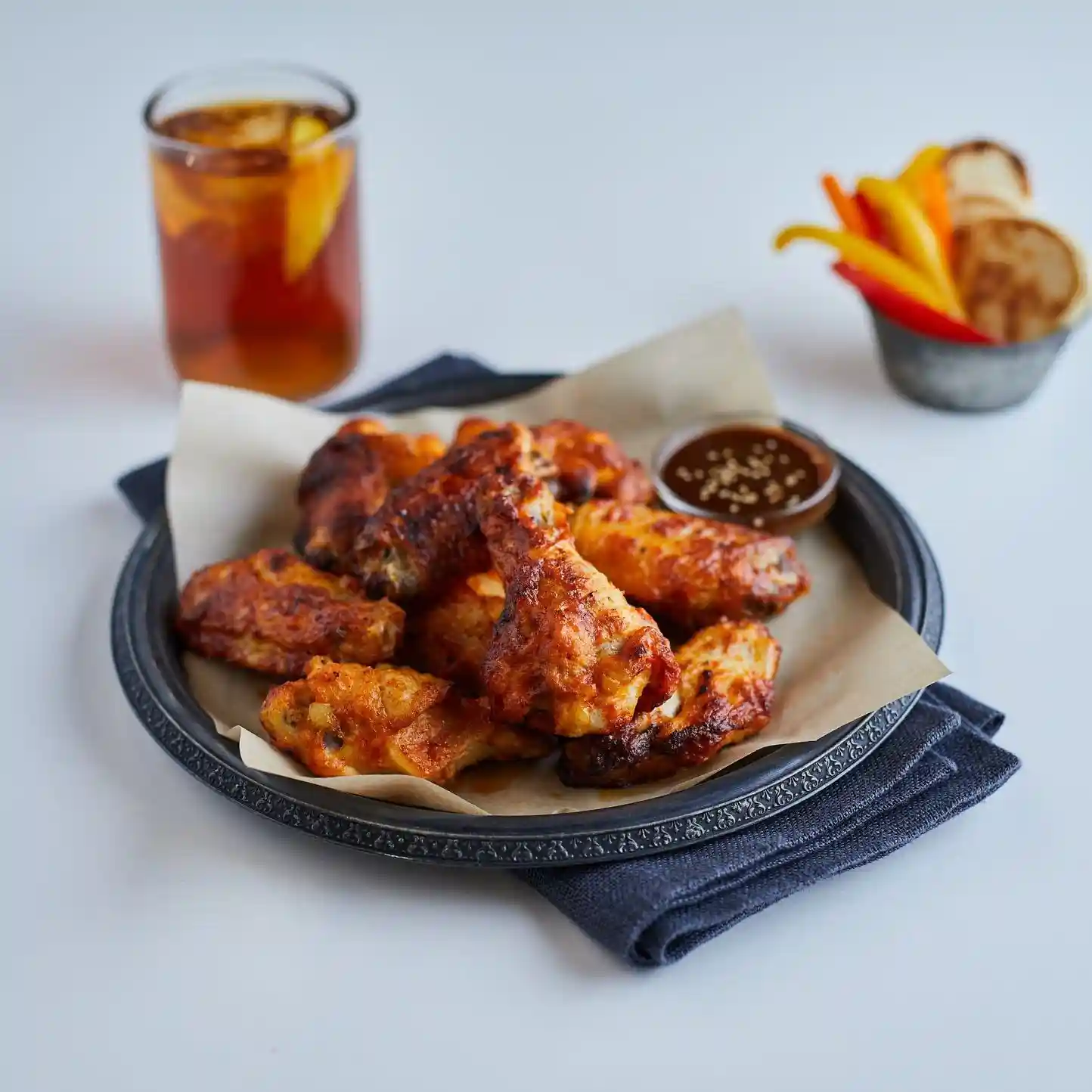 Tyson® Wings of Fire® Fully Cooked Breaded Bone-In Chicken Wing Sections, Medium_image_2