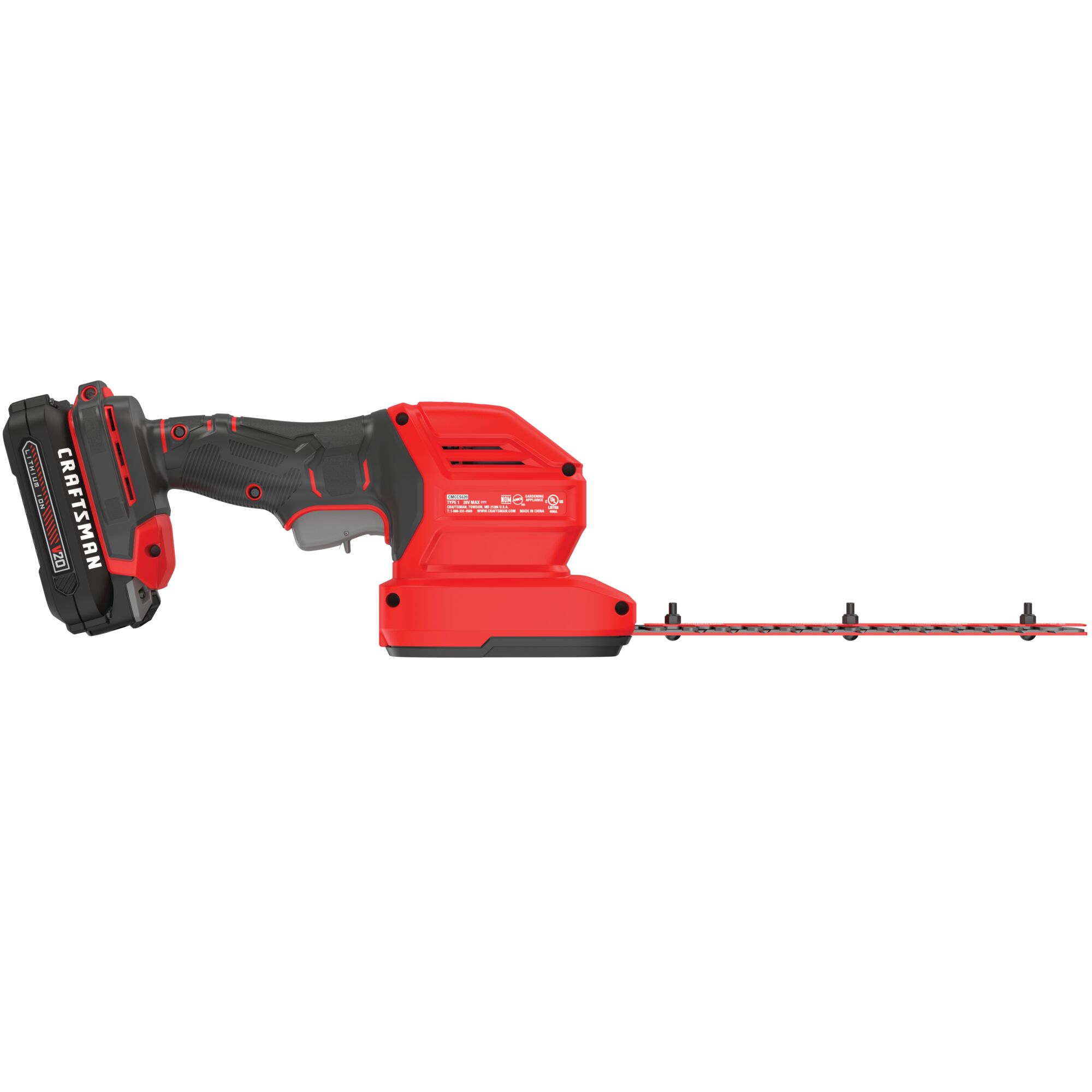 View of CRAFTSMAN Hedge Trimmers on white background