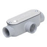 Type T Rigid/IMC Conduit Body Assembly, Aluminum, 3/4 in.