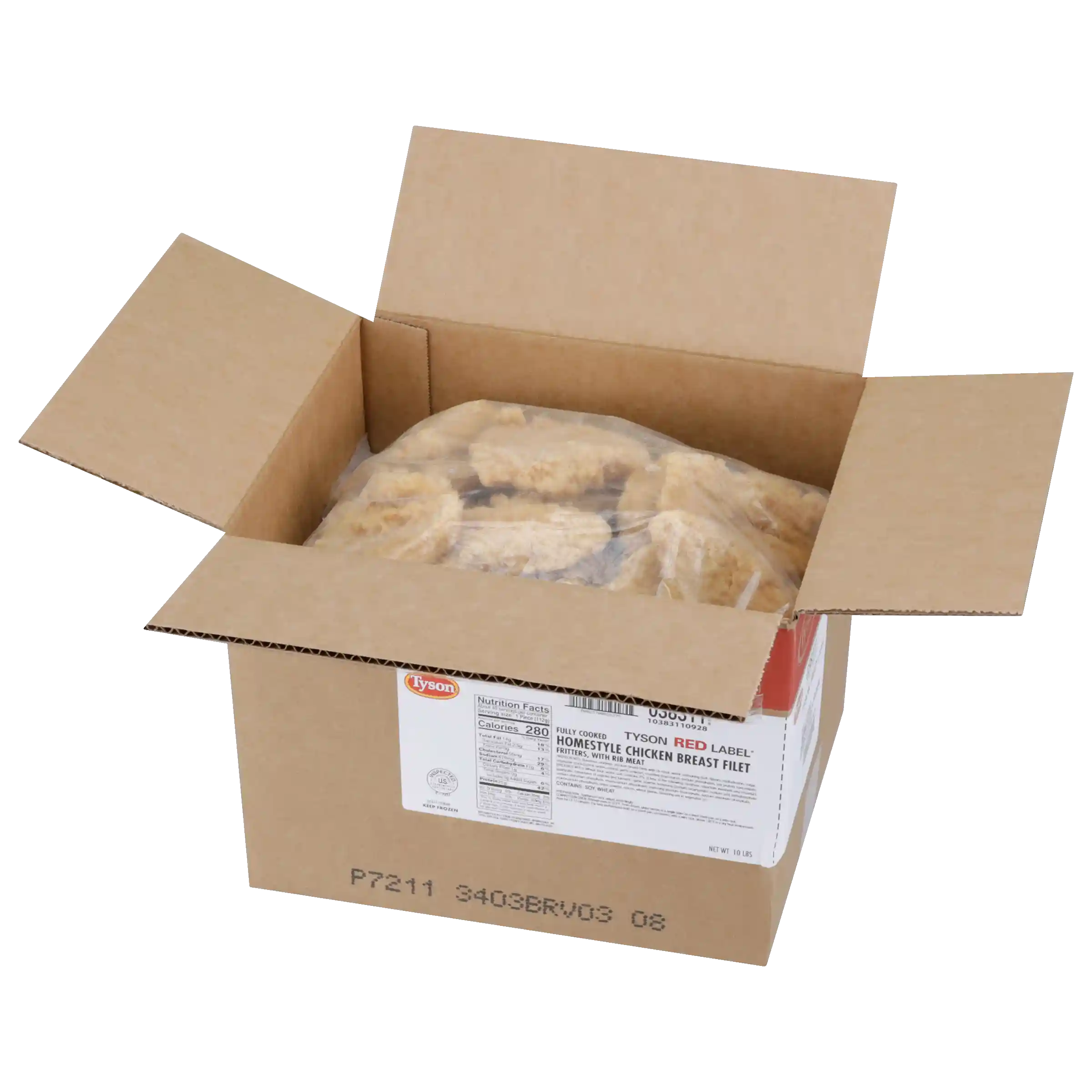 Tyson Red Label® Fully Cooked Homestyle Chicken Breast Filet Fritters, 4 oz._image_4