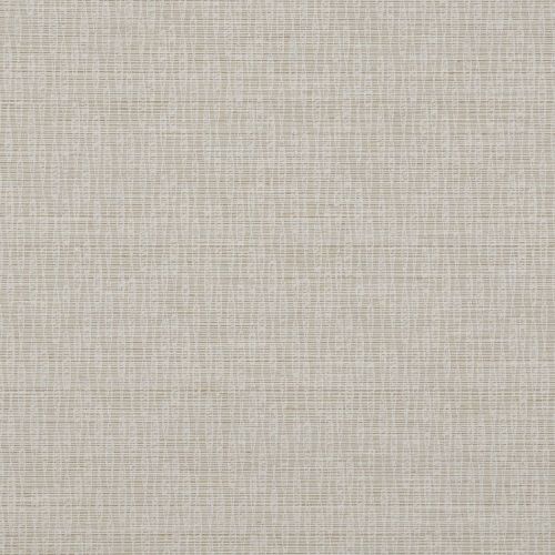 Beige woven wallpaper covering a flat surface; tight horizontal and vertical threads form a small grid texture, creating subtle light diffusion; close-up, evenly lit interior.