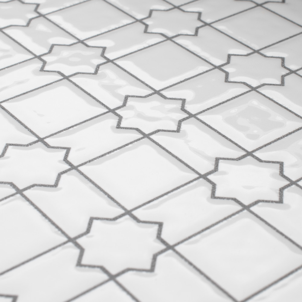 Sevillano Giralda White 7-7/8 in. x 7-7/8 in. Ceramic Wall Tile