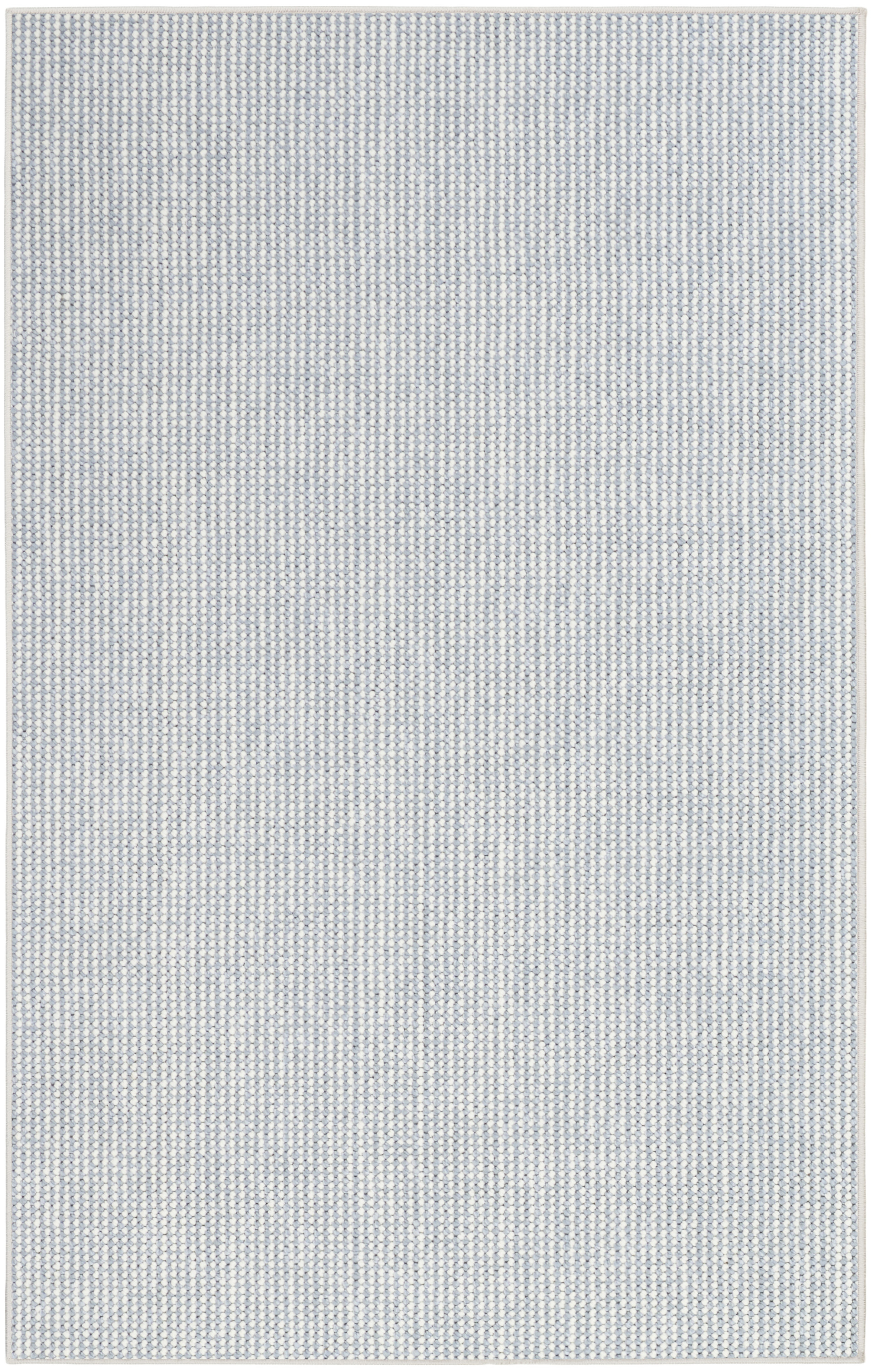 Nourison Natural Texture 2'2" x 3'9" Ivory Blue Farmhouse Indoor Rug